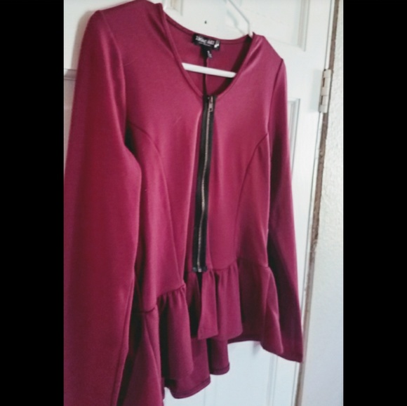 Living Doll Peplum Top - Picture 3 of 4